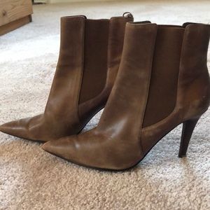 Ralph Lauren brown short boots size 7.5